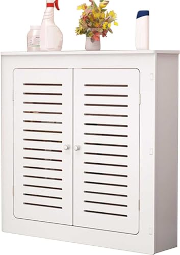 Elegante copertura per radiatore: questo robusto armadio per radiatore è realizzato in PVC lavato ad alta densità, che garantisce durata e longevità. Privo di vernici e odori nocivi, è una scelta ecologica che è impermeabile e resistente all'umidità, senza contenuto di formaldeide. Perfetto per migliorare l'arredamento della tua casa fornendo una protezione affidabile per il tuo radiatore.