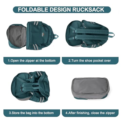 coofay Gym Backpack For Women Waterproof Backpack With Shoe Compartment Lightweight Travel Backpack Sports Backpacks Small Gym Bag