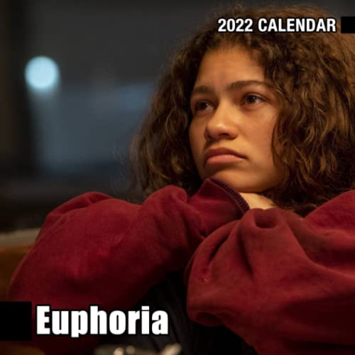 Euphoria 2022 Calendar: January 2022 - December 2022 OFFICIAL Squared Monthly Calendar, 12 Months | BONUS 4 Months 2021