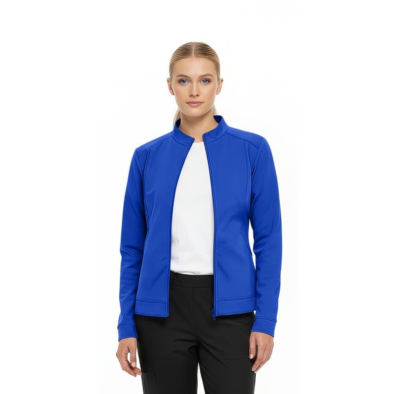 Natural Uniforms Women's Ultra Soft Front Zip Warm-Up Scrub Jacket