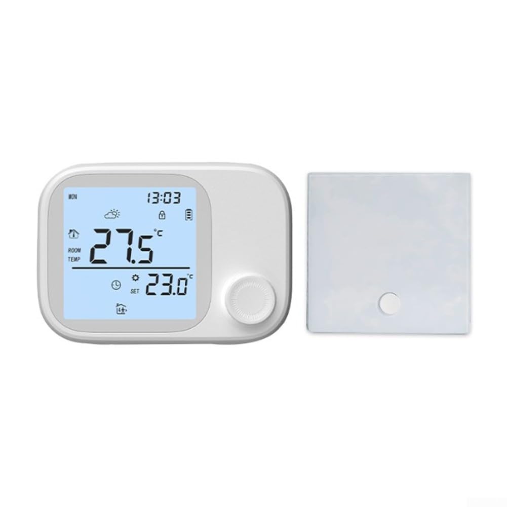 Smart WLAN Thermostat für Tuya App Steuerung(NO WiFi) | für tuya für Smart für Life App, 2.4GHz WiFi, Fernsteuerung, Zeitpläne erstellen, Geräte teilen, für ios Android
