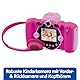 VTech KidiZoom Duo FX in Pink – Robuste Digitalkamera mit kreativen Apps und Spielfunktionen – Für Kinder von 4-10 Jahren