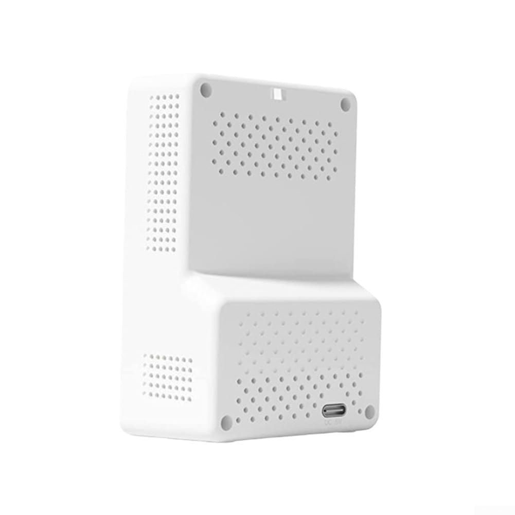 Misuratore di qualità dell'aria 5 in 1 per TVOC, formaldeide, temperatura e umidità, con display a colori e batteria USB, per ufficio, casa e scuola