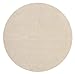 Produktbild the carpet Relax Moderner Flauschiger Kurzflor Teppich, Anti-Rutsch Unterseite, Waschbar bis 30 Grad, Super Soft, Felloptik, Beige, 200 cm Rund