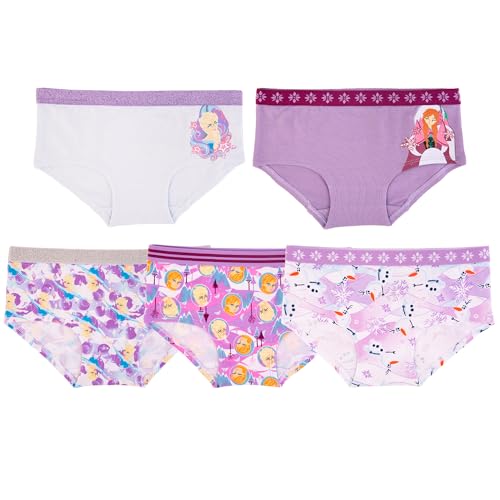Disney Frozen Underwear available in Brief Panties and Girl Shorts Sizes 2/3T-10