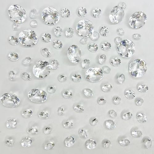 G&S homedeko 1000pcs Sparkling Plastic Diamonds for Crafts,Multi-DIY Rhinestone Gems,Non-Toxic Decorative Jewels for Scrapbooking,Clothing,Home Decor (Transparent,8mm/1cm/2cm) G&S homedeko 1000pcs Sparkling Plastic Diamonds for Crafts,Multi-DIY Rhinestone Gems,Non-Toxic Decorative Jewels for Scrapbooking,Clothing,Home Decor (Transparent,8mm/1cm/2cm)