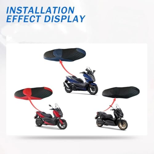 Funda para asiento Yamaha XMAX 300 250 125 protector térmico rojo 6