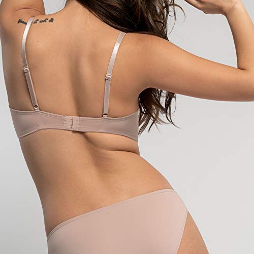 Dorina D17180E7-2P 2 Pack Chloe Women'S 3/4 Cup Light Padded Underwire T-Shirt Demi Bra Set thumb #5