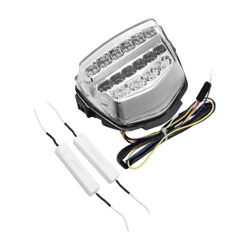 Luz trasera LED para CBR1000RR 2008-2016 intermitentes integrados tulipa transparente