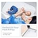 GKEVER Pack and Play Mattress, 38 x 26 High Resilience Memory Foam Baby Mattress for Pack N Play, Breathable Dual Sided Pack N Play Mattresses Pad for Baby and Toddlers, Removable & Washable Cover