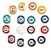 Mini Billiard Ball Children Pool Table Billiard Ball Toy Billiard Table Accesssory, 16PCS 2.5cm/0.98inch Mini Pool Table Ball Accesssories, Solid Resin Billiard Ball Billiard