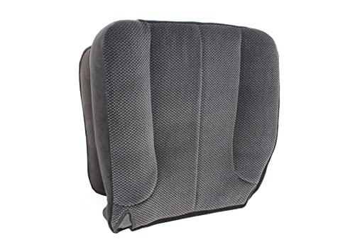 Richmond Auto Upholstery - Driver Side Bottom Cloth Seat Cover Gray Compatible with 2003 2004 Dodge Ram 1500 2500 3500 SLT