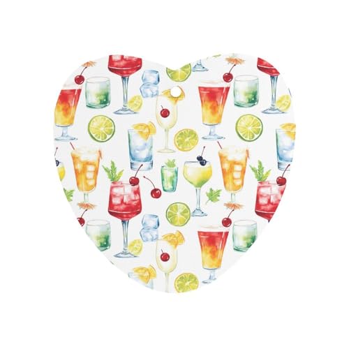 Image of Watercolor Cocktails Car Air Freshener Aromatherapy Tablets 3-pack Scented Cards for Bathrooms Wardrobe