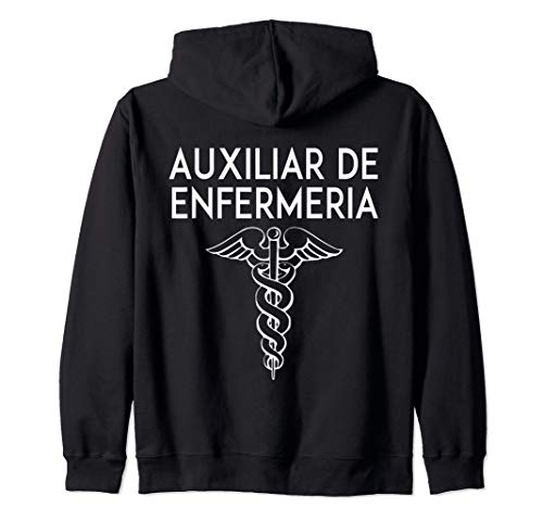 Función auxiliar de enfermeria, hospital personal médico Sudadera con Capucha