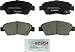 Bosch BC621 QuietCast Premium Ceramic Disc Brake Pad Set For Acura: 2002-2006 RSX; Honda: 1993-2005 Civic, 1994-1997 Civic del Sol, 2007-2008 Fit; Front
