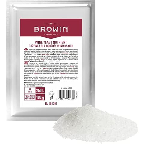 Browin 401001 Hefenährsalz, Weinhefe, Wein, mineralisches Nährsalz 100g, 100 g Cover