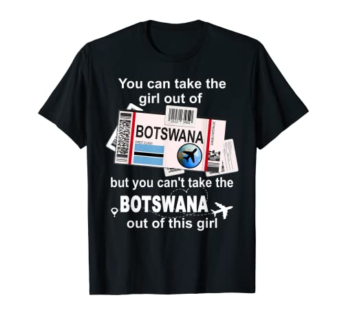 Botswana Boarding Pass - Botswana Girl - Botswana T-Shirt