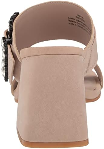 Karl Lagerfeld Paris Women's Everyday Ornamented Comfortable Dress Sandal Heeled, Shell Pink, 11 | Image 2
