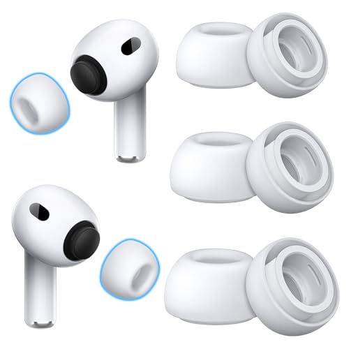 Image of Ear Tips for Airpods Pro 3 - Silicone Earbud Replacement for Airpods Pro 3 (2025) - Rubber Tip Small Medium Large for Airpod Pro 3 (S /M /L, 3 Pairs)