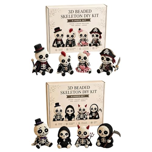 Kits de perles avec instructions claires pour réussir vos figurines sans frustration