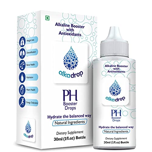 Alkadrop Alkaline Drinking Water pH Booster Drops with Antioxidants in Bottle Packing - 30ml (1fl.oz) (B0B3FZSB65) Amazon Price History, Amazon Price Tracker