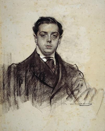 Affiche portrait Joaquim Salvatella Ramon Casas poster décoration chambre 60x90