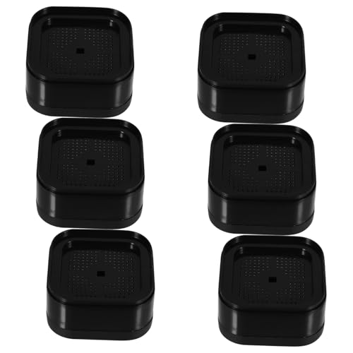 Housoutil 6Pcs Non Slip Vibration Pads for Washing Machines and Furniture Noise Dampening Floor Protectors Stable Support for Laundry and Home Appliances Height