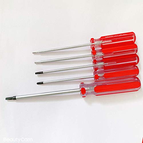 Screw Triangle Head Magnetic Screwdrivers Set 5 Sizes 1.4mm 1.8mm 2.0mm 2.3mm 2.7mm, SKZIRI Triangle Screws Driver Tool Kit for Fixing Electronic Toys (Tiangle Screwdriver Set)