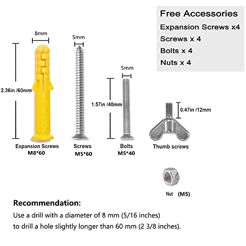 Zomchain Flag Pole Bracket, Flag Pole Holder - 316 Marine Grade Stainless Steel, Heavy Duty For 1Inch Flag Pole Mount #TOP5