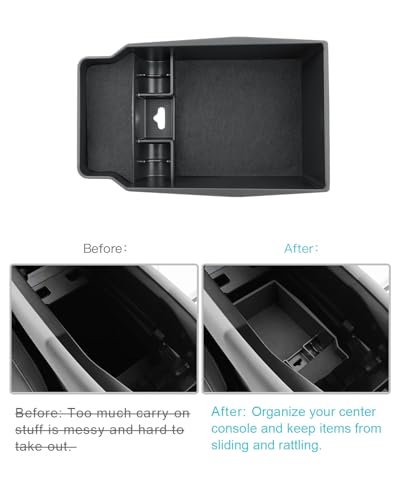 Image of CDEFG for 2026 Mazda CX5 Center Console Organizer Tray 2026 CX-5 Accessory | for 2026 Mazda CX-5 (S /Select /Preferred /Premium /Premium Plus) Accessories Middle Console Armrest Storage Box Coin Holder