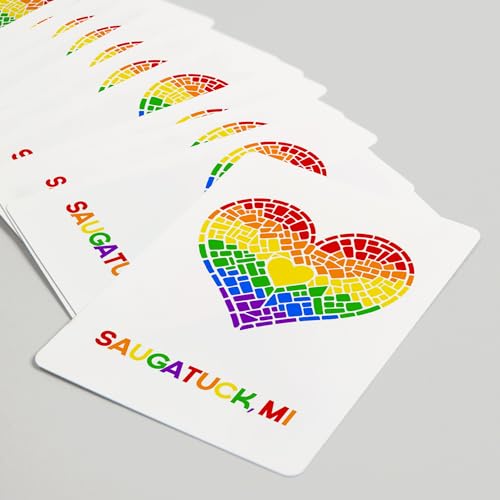 Baraja de poker de 52 cartas con diseño orgullo LGBT miniatura 5