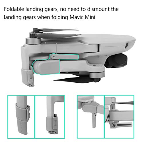 iEago RC Mavic Mini Erweitertes Fahrwerk Faltbares Landefüße Sicheres Landen und Fliegen Schnelle Veröffentlichung… – Bild 3