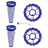 Scienraise DC50 Replacement Parts Compatible with Dy.son DC50 Animal Multi Floor Complete Vacuum Cleaner, Includes 2 Pre-Motor & 2 HEPA Post-Motor Filters, Replace Part # 965081-01, 965080-01