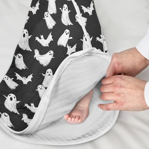 Image of vvfelixl Bright Funny Dinosaurs Baby Sleeping Bag Sleep Sack,Baby Wearable Blanket Sleep Suit for 0-6 Months