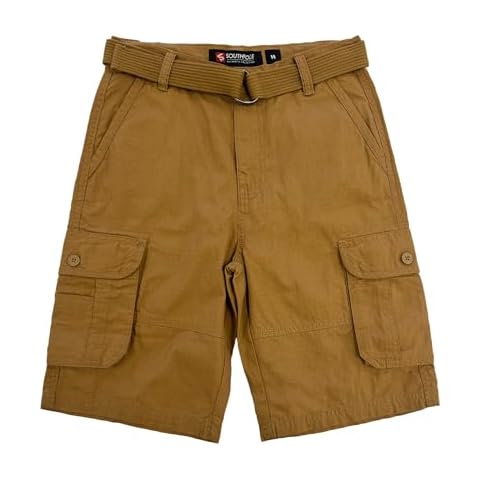 Southpole Boys' Deep Khaki Cargo Shorts Cover