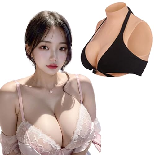 Image of Fake Boobs, B-S Cup, Breast Plates Crossdresser, Drag Queen Cosplay, Silicone Breastplate, False Breasts, Breast Plate