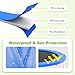 wocarks Trampoline Pad, 10ft 12ft 14ft 15ft 16ft Trampoline Replacement Safety Pad, Waterproof and Tear-Resistant Safety Spring Cover Round Frame Pad (Blue, 15FT)