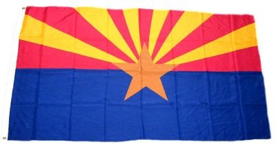 Preisvergleich Produktbild Fahne / Flagge USA Arizona NEU 90 x 150 cm Flaggen