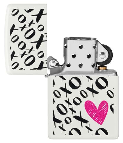 Encendedor Zippo personalizable blanco mate miniatura 7
