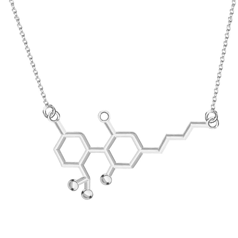 Collier molécule sérotonine pour exprimer votre passion des sciences
