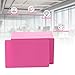 100pcs Blank PVC Cards for ID Badge Printers, 20 mil Thickness Plastic Cards, Compatible with Most Photo ID Badge Printers (Pink)