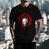 domirica Grpahic Tshirts for Men Cotton Polyester Blend Crewneck Short Sleeve Summer Novelty Funny Gym Quick Dry Outfit - Image 2