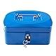 Idena 50033 - Geldkassette Mini, Größe 125 x 95 x 60 mm, Farbe Blau, 1 Stück