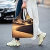 WSSYYBF Sahara Desert Canvas Tote Bag, Polyester Shopping Tote, Large Capacity #2