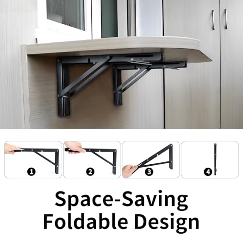 Support d'étagère pliable Toirxarn pour agrandir un petit espace de bureau