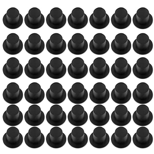 Licsaliwe Mini les chapeaux de Noël, 50pcs en plastique miniature bricolage pour décorations de fête