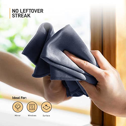 Image of Gizga Essentials Microfiber Cloth, 340 GSM, High Absorbent Automotive Microfibre Towels for Car Bike Cleaning Polishing Washing, Multipurpose Cloth for Laptop, Mobile Screen, Kitchen Cloth, 3 Unit