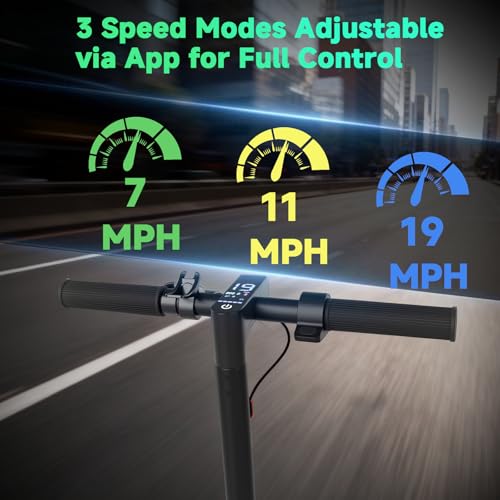 Image of VOLPAM Electric Scooter with 8.5 inch /10 inch Solid Tire, 350W /500W Powerful Motor & 19 /22 MPH Top Speed, 16-28 Miles Long Range, Folding E Scooter Choice