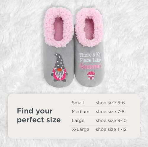 Snoozies AWPSP-GNOME-L Pairable Slipper Socks - Funny House Slippers thumb #4