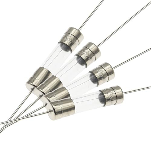 Kit de fusibles de vidrio surtidos 5 x 20 mm 250V con múltiples amperajes y tubo de vidrio (5 piezas, acción retardada, 0.5A) miniatura 3